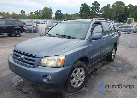 2006 Toyota Highlander V6 из США, поврежденный, VIN JTEDP21A960109691